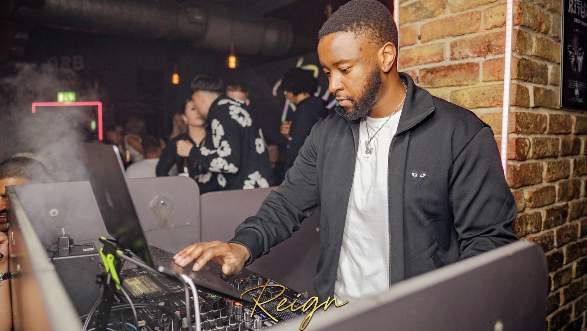 DJ TK on the decks